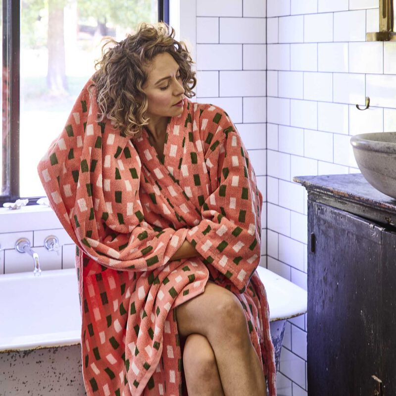 Kip&Co Speckle Terry Bath Robe image number 1